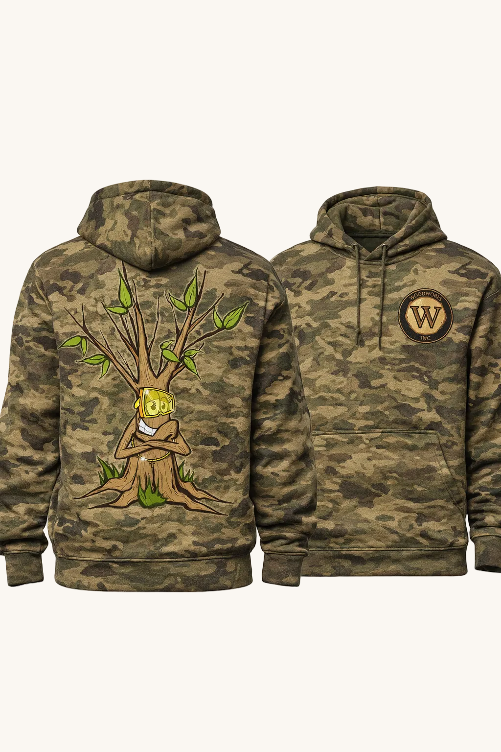 Limited Edition “Woody” Camo Hoodie