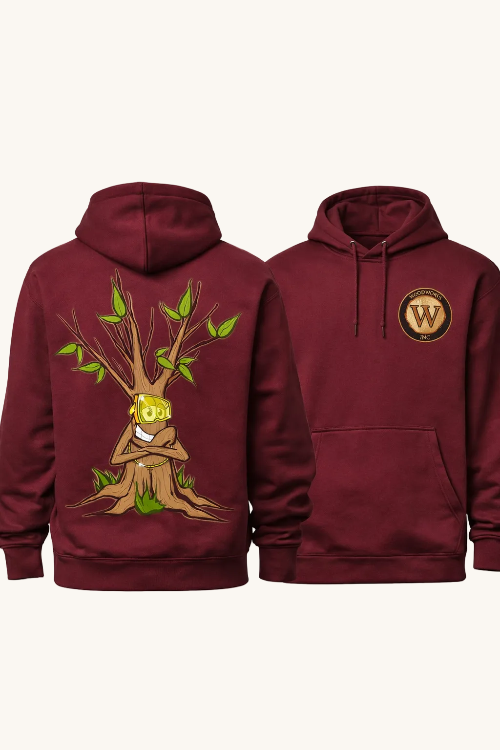 Limited Edition “Woody” Maroon Hoodie