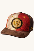 Custom Woodworks Logo Hat – Suede Bill & Silk-Lined